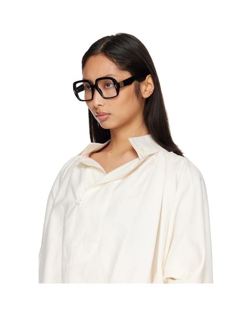Loewe Black Anagram Glasses