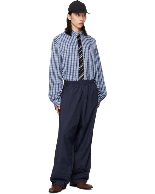 Vetements Blue Tie Shirt for men