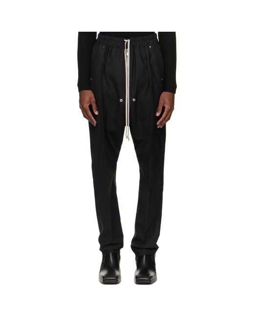 Rick Owens Black Temple Bela Pants for men