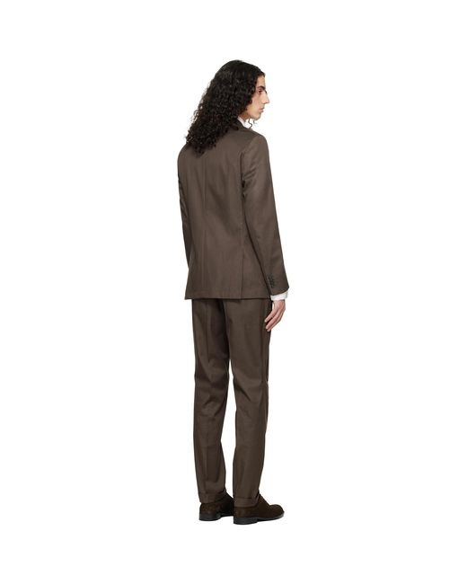 Boss Black Two-Piece Slim-Fit Stretch Cotton Suit for men