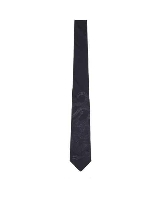 Our Legacy Blue Silk Tie for men