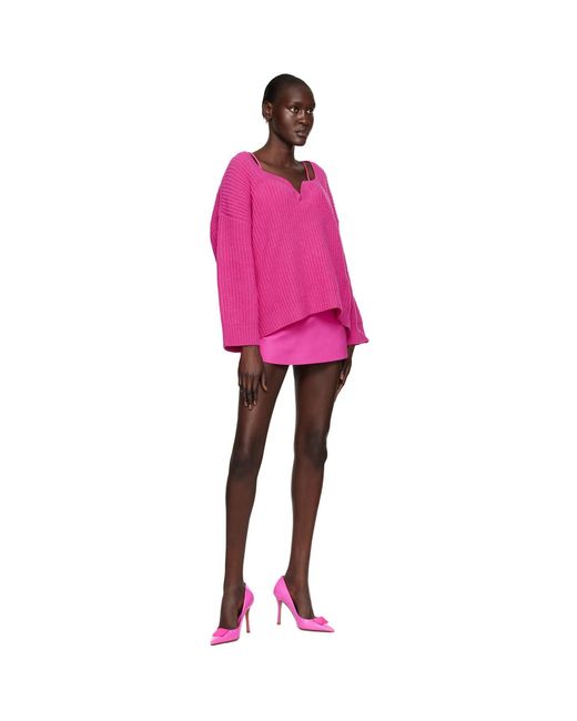 Valentino Pink Sweetheart Sweater