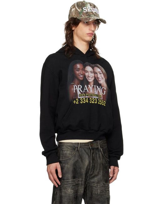 PRAYING Ai Girls Hoodie in Black for Men | Lyst