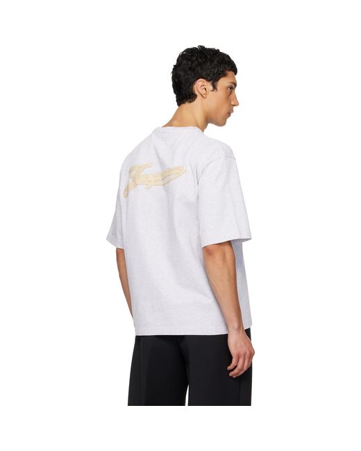 Jacquemus White 'The Torneo Short-Sleeve' T-Shirt for men