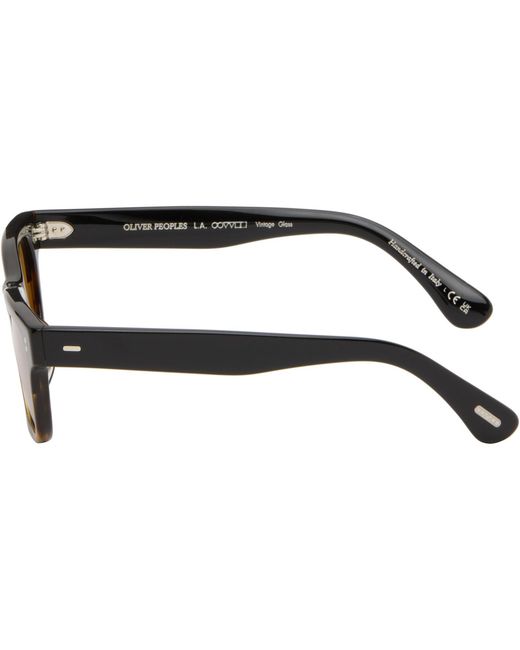 Oliver Peoples Black Rosson Sunglasses for men