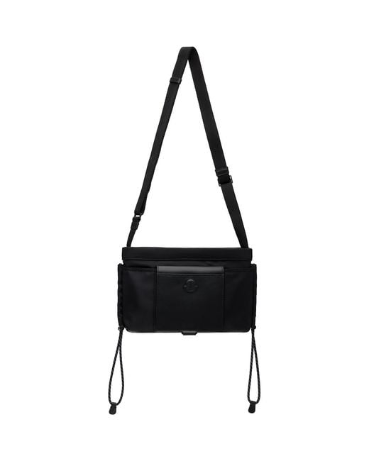 Moncler Black Kenton Drill Crossbody Bag for men