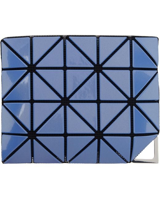 Issey Miyake Blue Flipper Card Holder for men