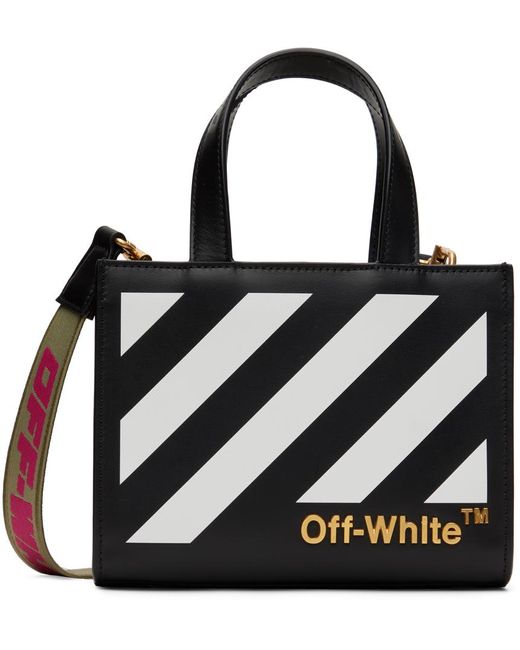 Off-White c/o Virgil Abloh Checkered Black And White Puffy Handbag