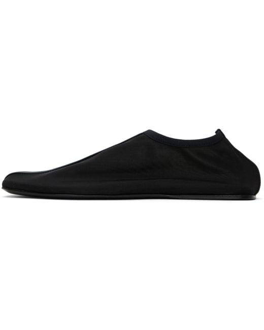 Christopher Esber Black Mesh Slippers
