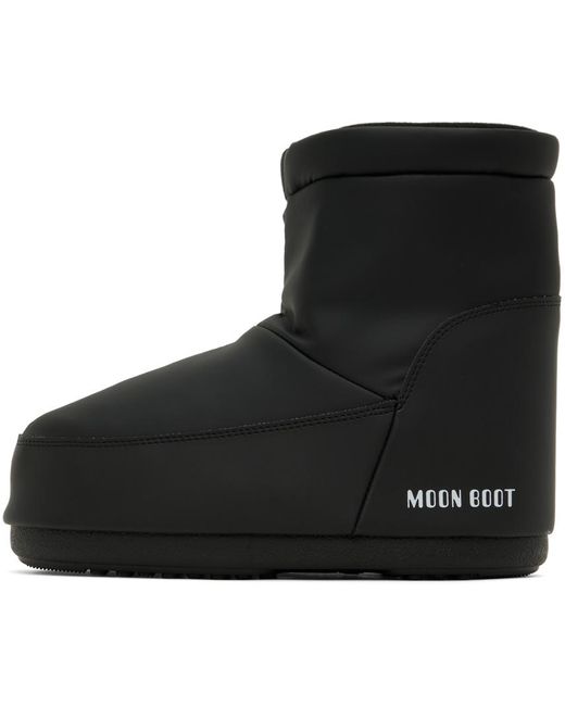 Moon Boot Black No Lace Ankle Boots