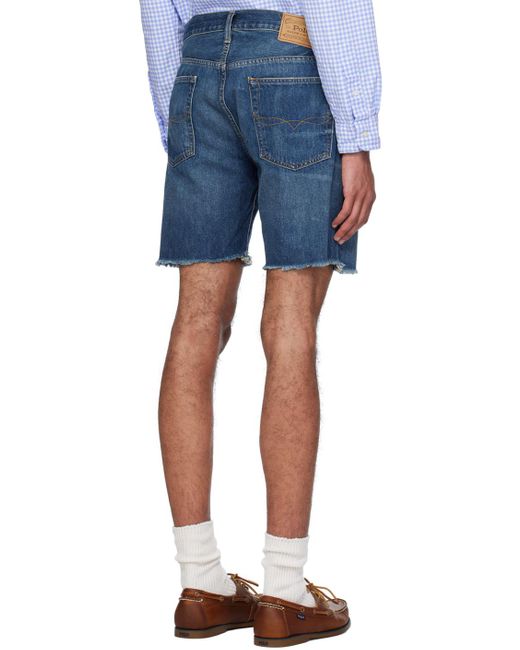 Polo Ralph Lauren Blue Vintage Denim Shorts for men