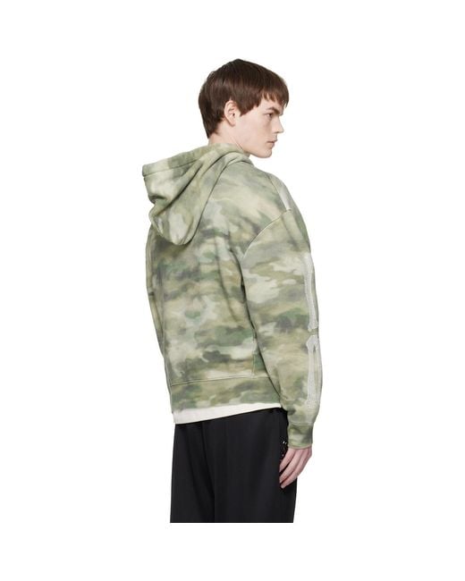 Amiri Gray Bones Oversized Hoodie for men