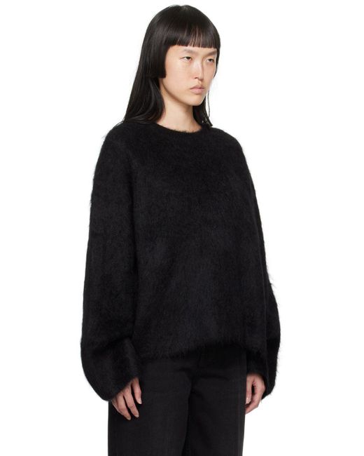Totême Toteme Black Boxy Sweater Lyst