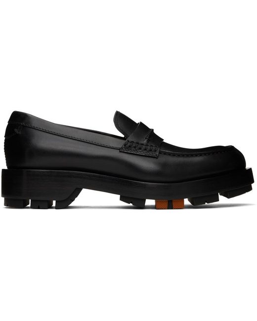 Zegna Black Udine Loafers