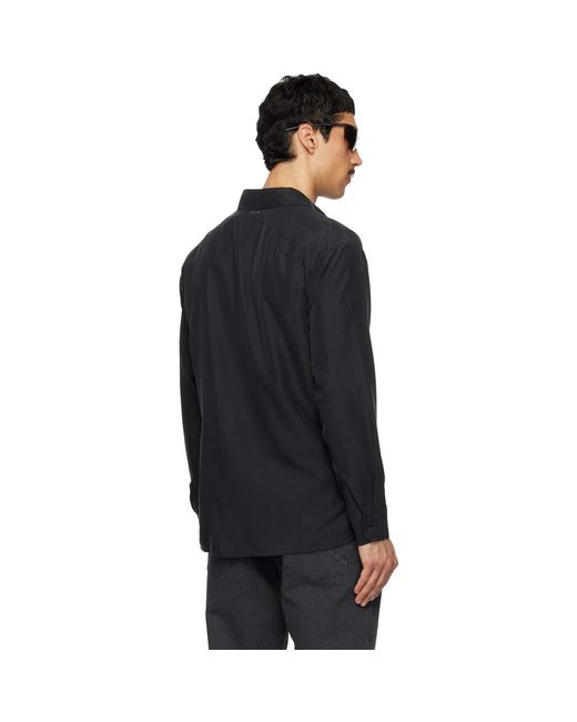 Post Archive Faction PAF Black Zip Archive Shirt for men