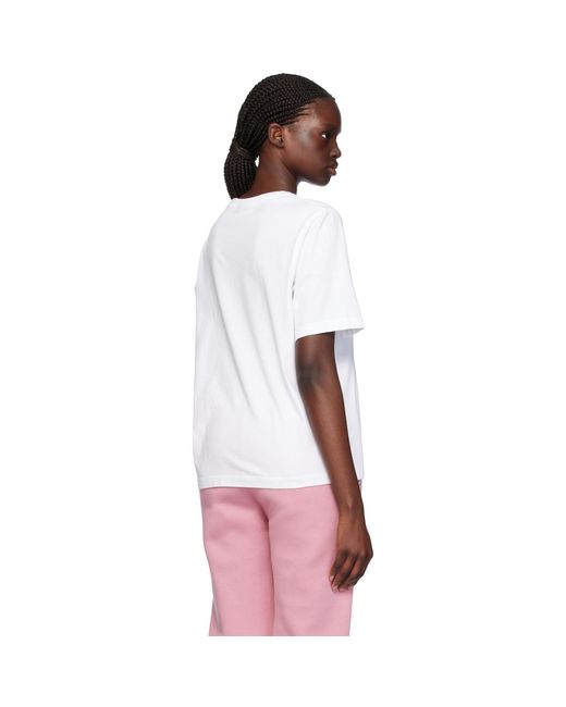 Maison Kitsuné Multicolor White Speedy Fox T-shirt