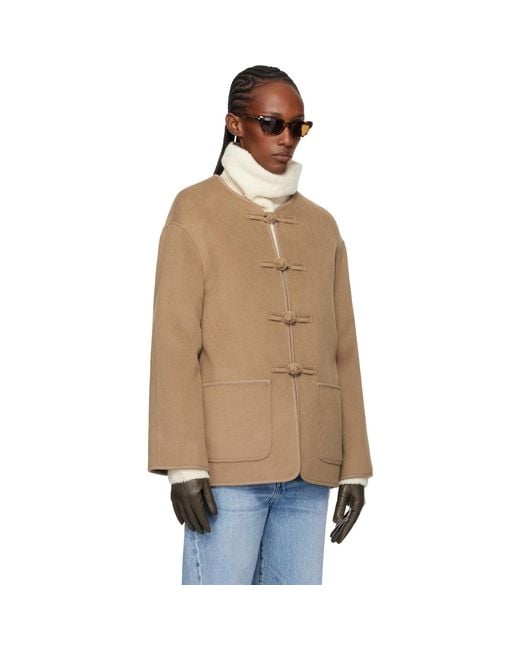 Rohe Natural Double-Faced Wool Jacket
