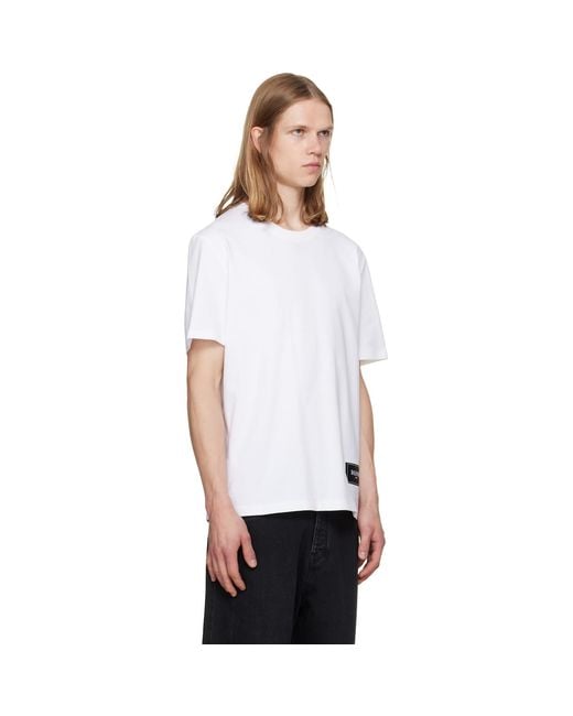 Balmain White Two-Pack Vintage' T-Shirts for men