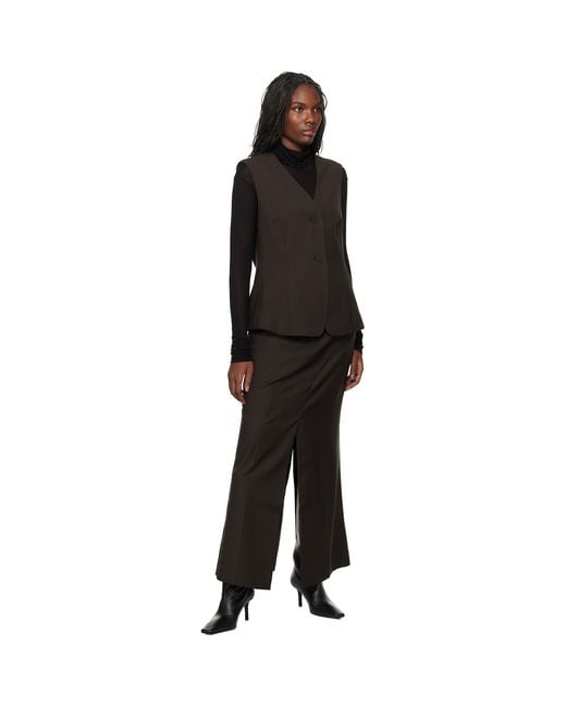 Holzweiler Black Kiko Wool Vest