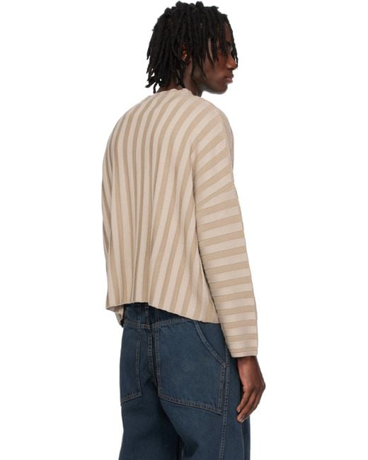 Eckhaus Latta Blue Keyboard Sweater for men