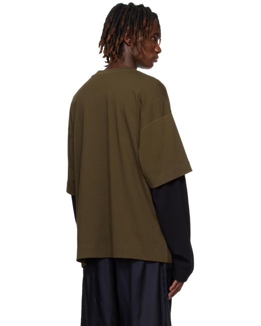 【関税込み】Dries Van Noten ブラック Show 長袖Tシャツ メンズ Dries Van Noten カーキ Show 長袖Tシャツ ブラック | Lyst
