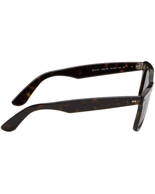 Ray-Ban Black Brown Original Wayfarer Classic Sunglasses for men