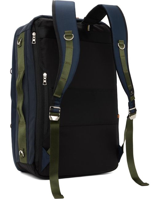 Master Piece Blue Potential 3Way Backpack for men