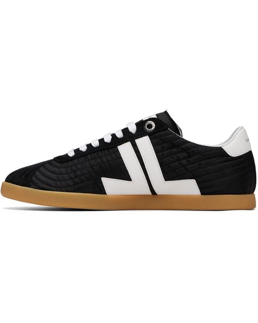 Lanvin Black Nylon Glen 2.0 Sneakers for men