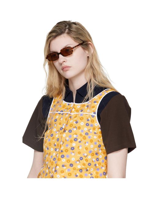Miu Miu Brown 'Miu Regard' Sunglasses