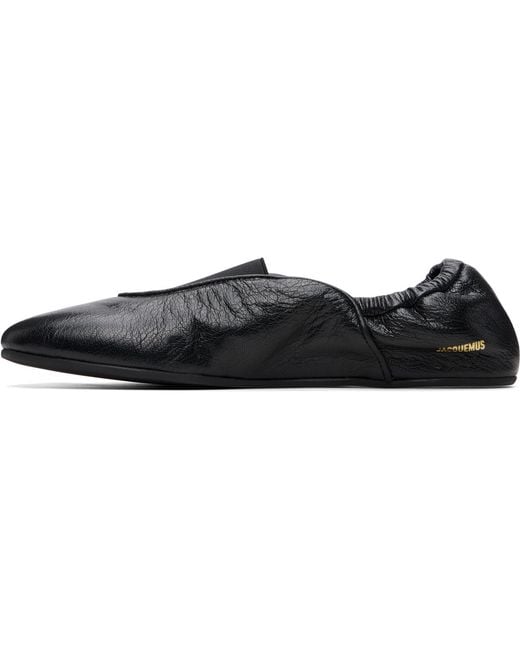 Jacquemus Black 'Les Ballets' Ballerina Flats for men
