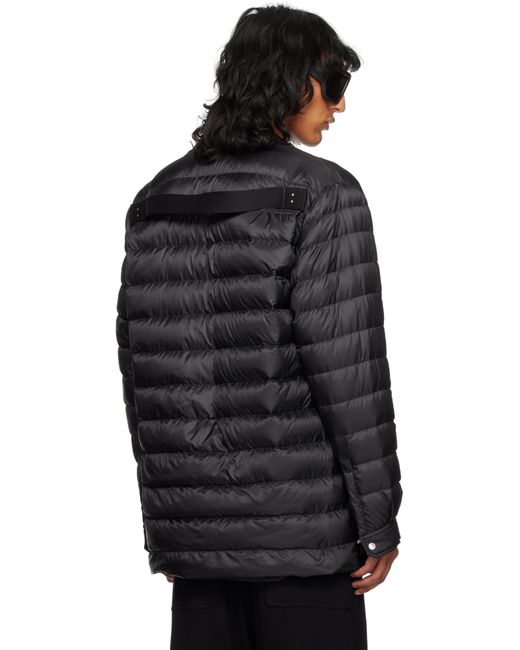 メンズ Rick Owens Moncler + ブラック Outershirt ジャケット Black