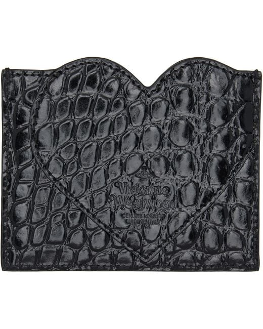 Vivienne Westwood Gray Heart Card Holder