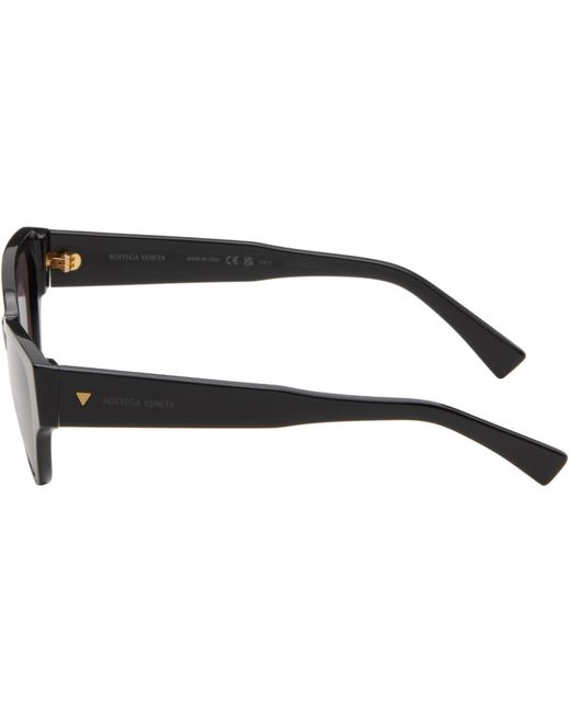 Bottega Veneta Black Cat-Eye Sunglasses
