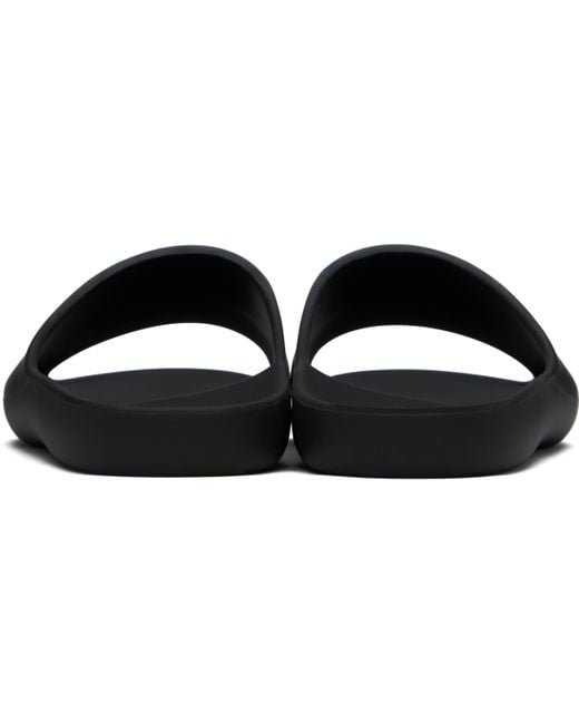 The Row Black Ama Pool Slides