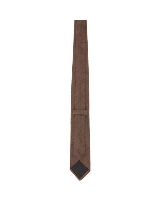 mfpen Brown Formal Tie for men