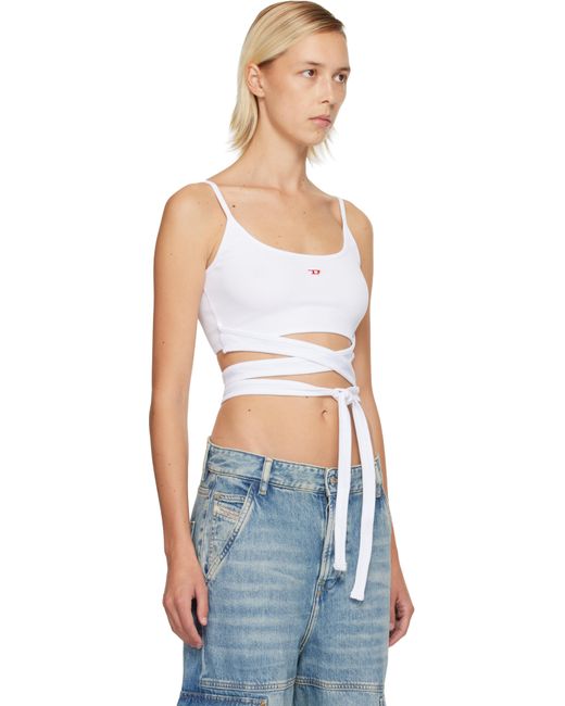 Débardeur Leya-Tail Blanc DIESEL en coloris Blue