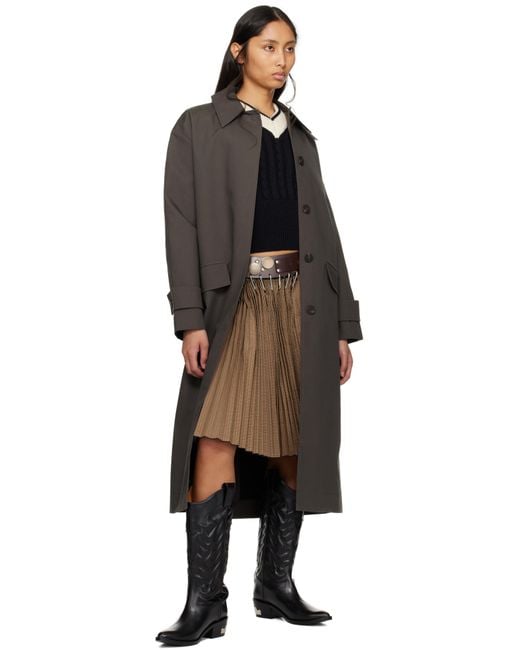 Toga Black Leather Tall Boots