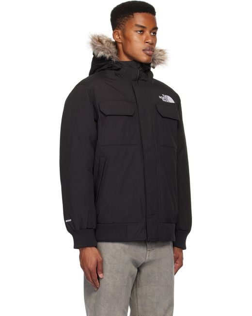 The North Face Black Mcmurdo Bomber Down Jacket for men