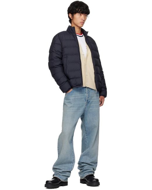 Moncler Blue Baudinet Down Jacket for men
