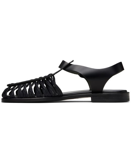 Hereu Black Alaro Sandals for men
