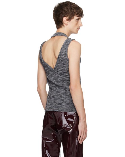 GmbH Black Laye Tank Top for men