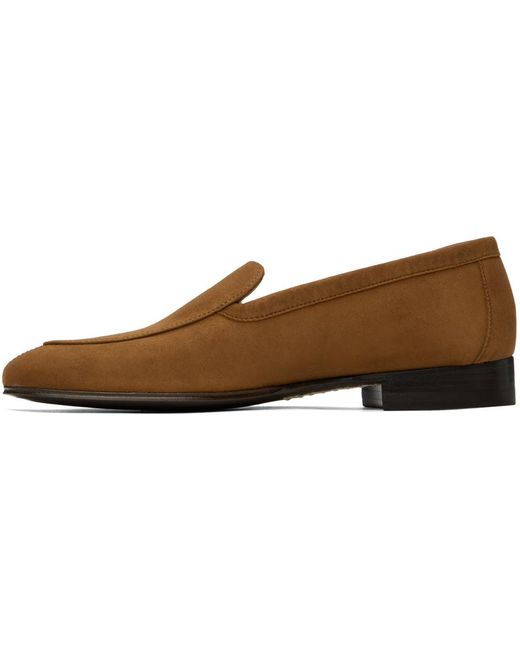 The Row Black Tan Sophie Loafers