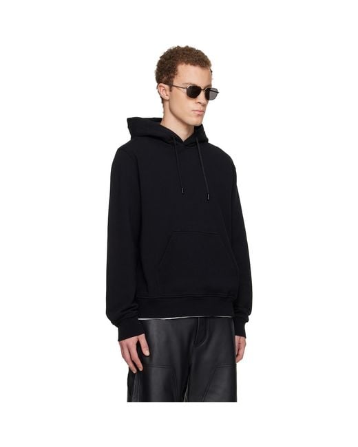 Givenchy Black Couture Seam Hoodie for men