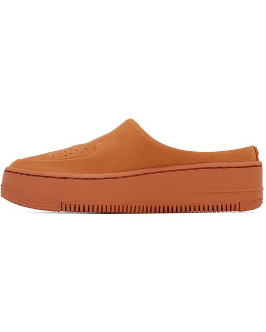 Nike Black Orange Air Force 1 Lover Xx Loafers