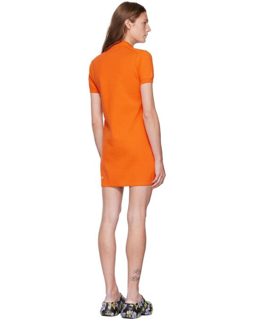 Marc Jacobs Orange 'the Tennis Dress' Minidress