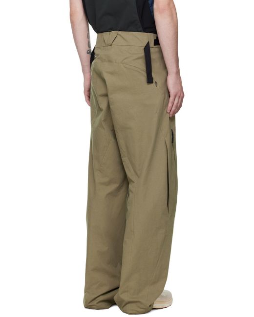Hyein Seo Green Vented Trousers for men