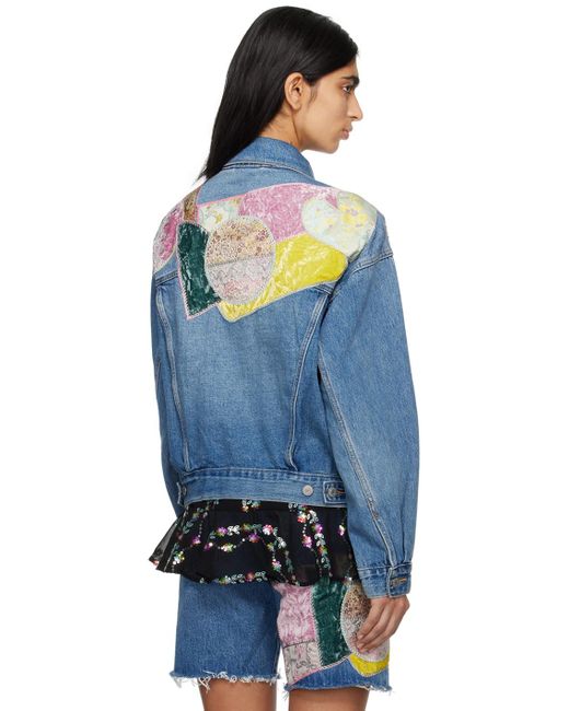 Anna Sui Blue Levi's Edition Jacket