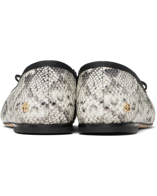 Anine Bing Black Jamie Ballerina Flats
