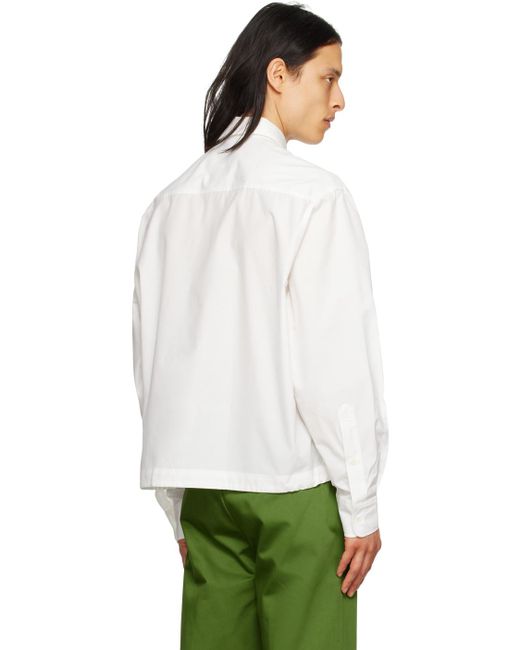 AMI Green White Cord Shirt for men