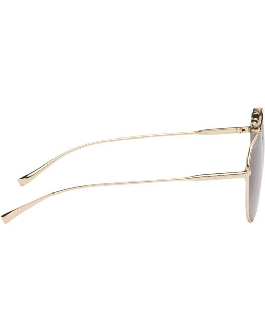 Gucci Brown Pilot Sunglasses for men
